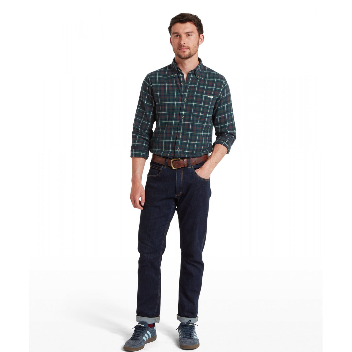 Akenham Shirt - Botanical Green