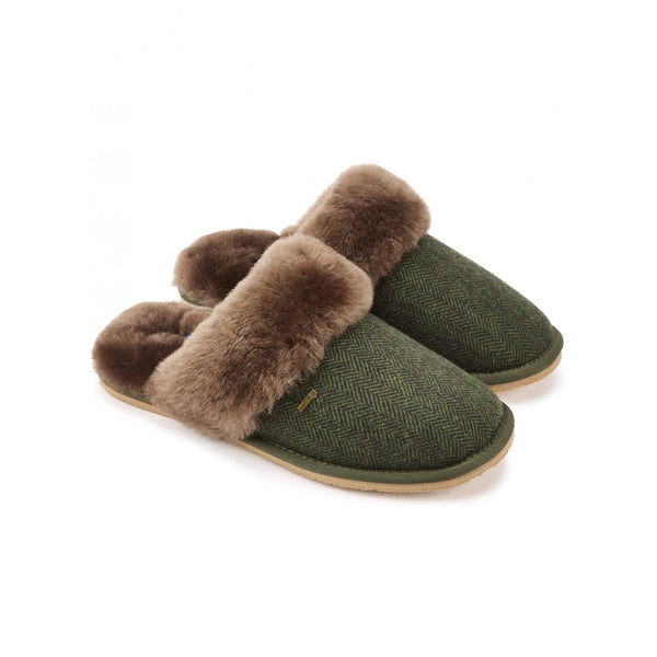 Mullingar Women’s mule slippers - Olive