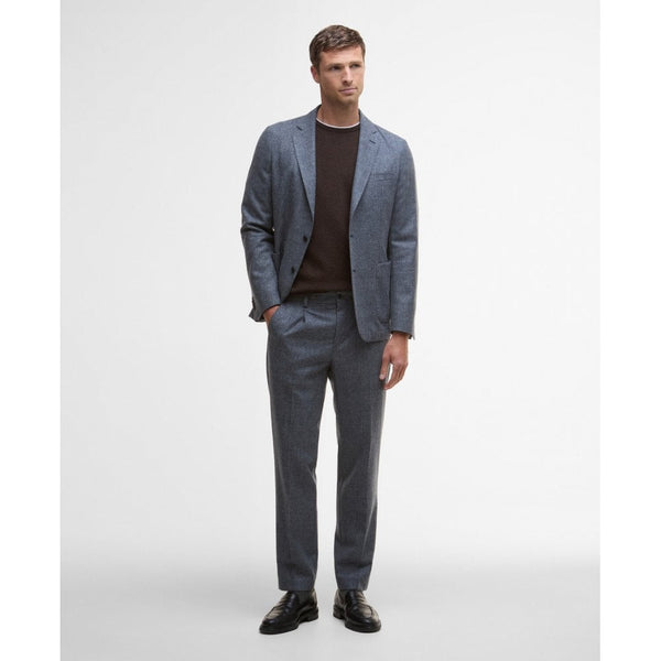 Kensington Check Blazer - Navy