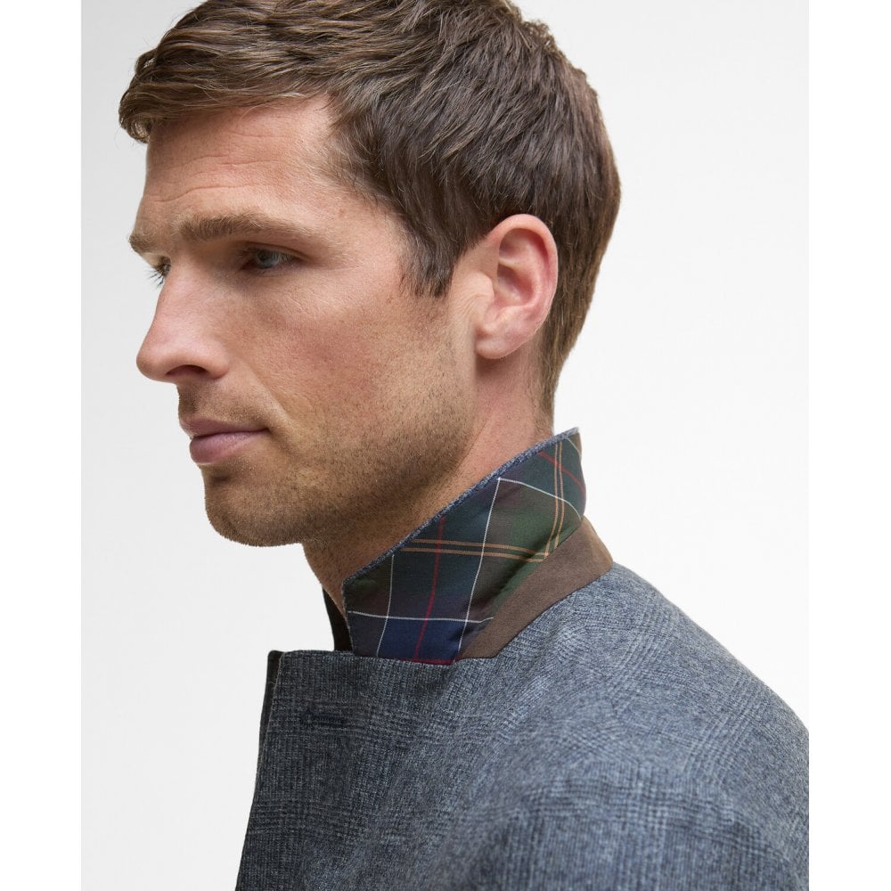 Kensington Check Blazer - Navy