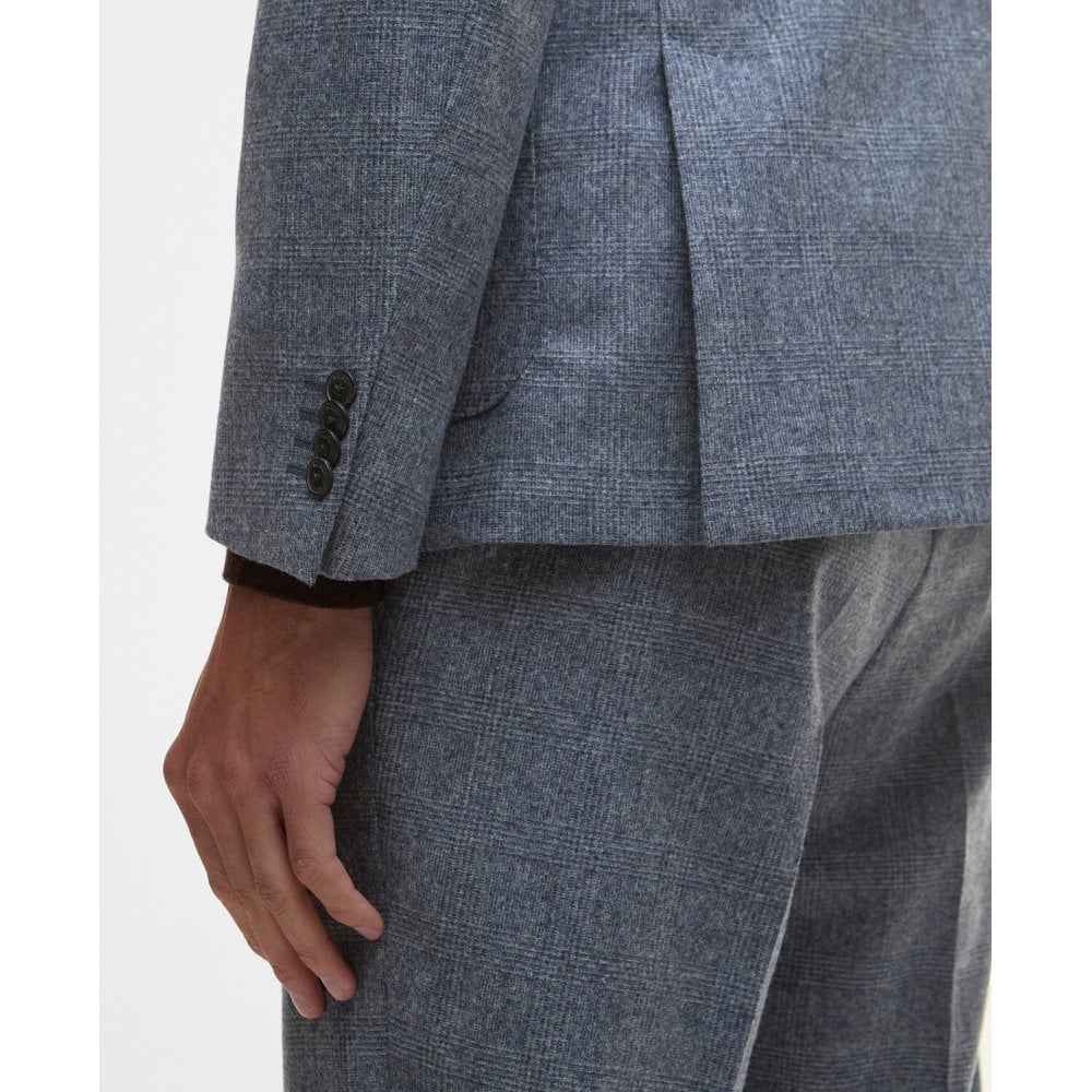 Kensington Check Blazer - Navy