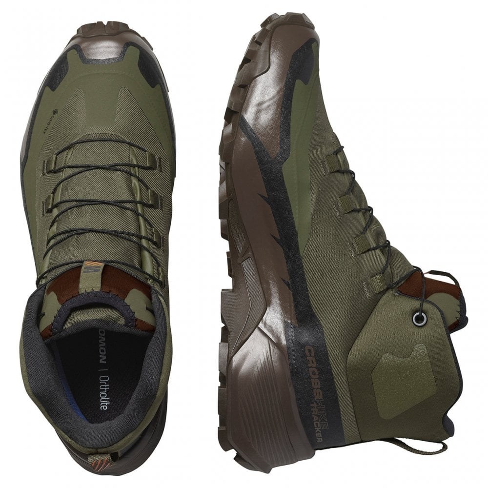 Cross Hike Tracker Gore-Tex Boot - Green/Earth Brown/ Black