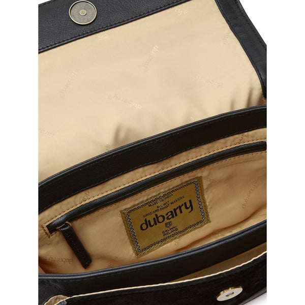 Eadestown Structured handbag in suede and leather - Black