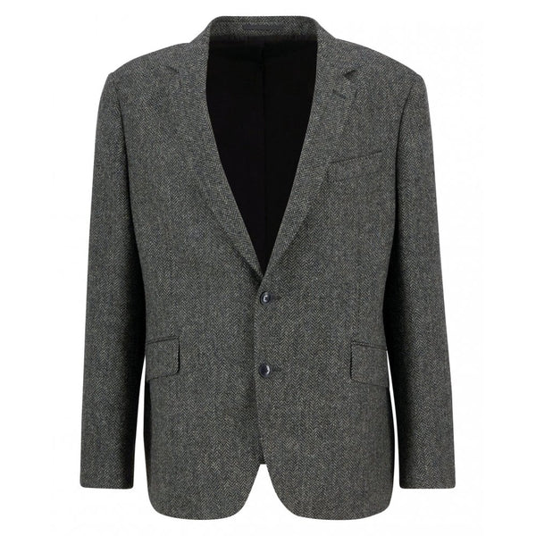 Firth Moons Herringbone Blazer - Grey