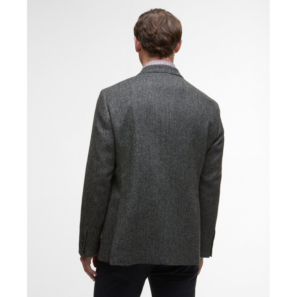 Firth Moons Herringbone Blazer - Grey