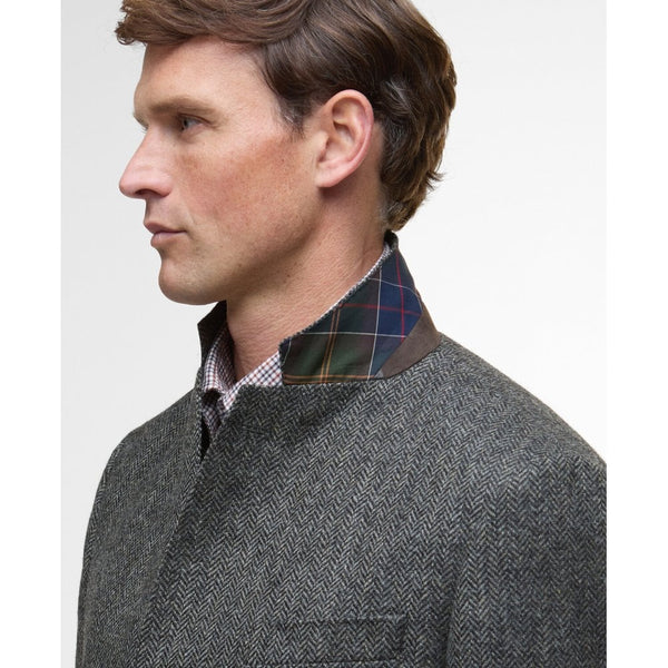 Firth Moons Herringbone Blazer - Grey
