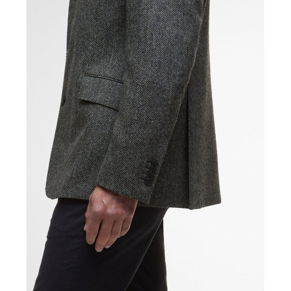 Firth Moons Herringbone Blazer - Grey