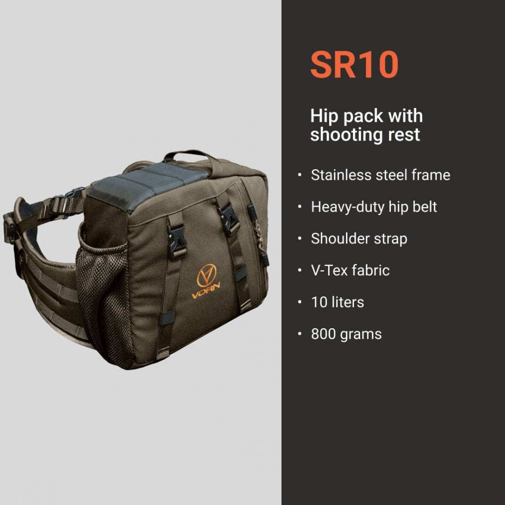 SR10 Hip Pack with Shooting Rest