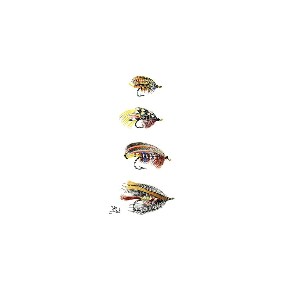 Salmon Flies Card 2