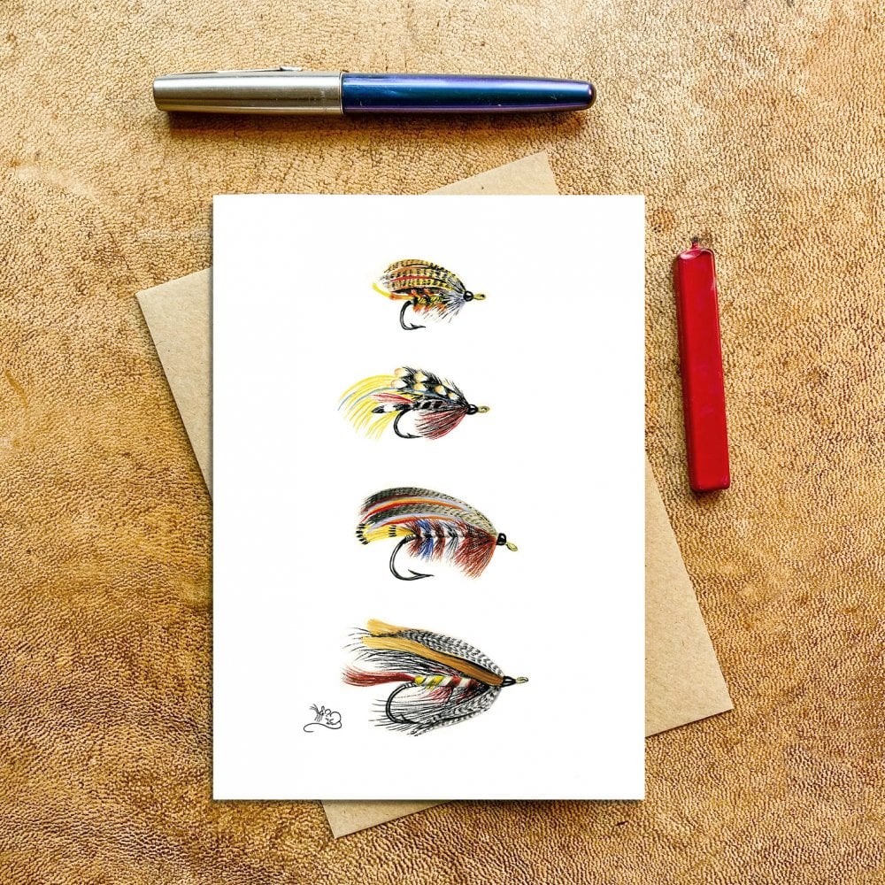Salmon Flies Card 2