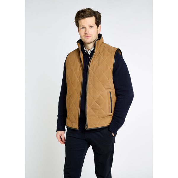 Bellamont Men's Goat Suede Gilet - Tan