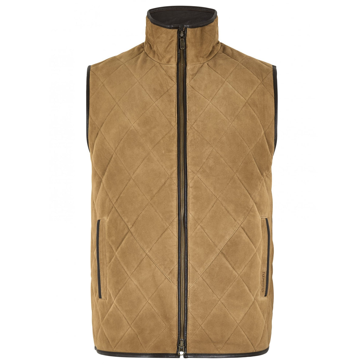 Bellamont Men's Goat Suede Gilet - Tan