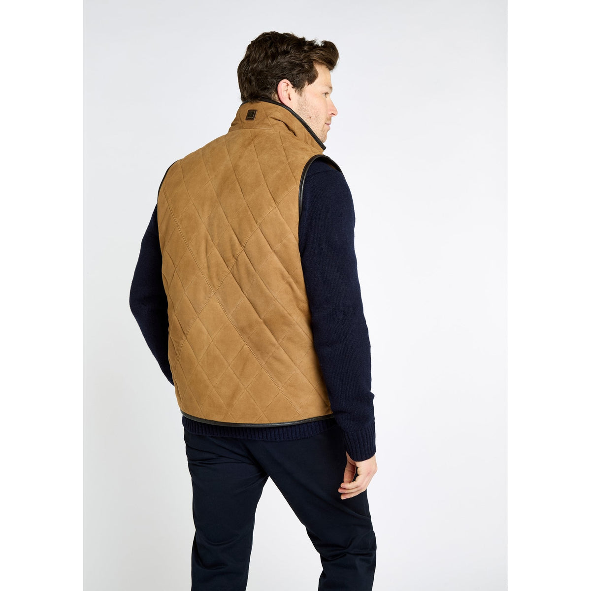 Bellamont Men's Goat Suede Gilet - Tan