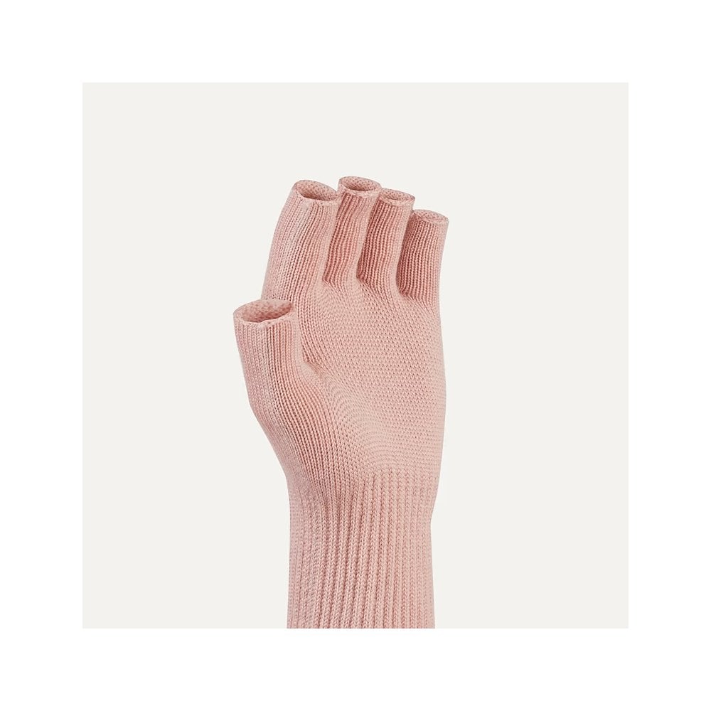 Thornham  -Merino Fingerless Glove -  Pink