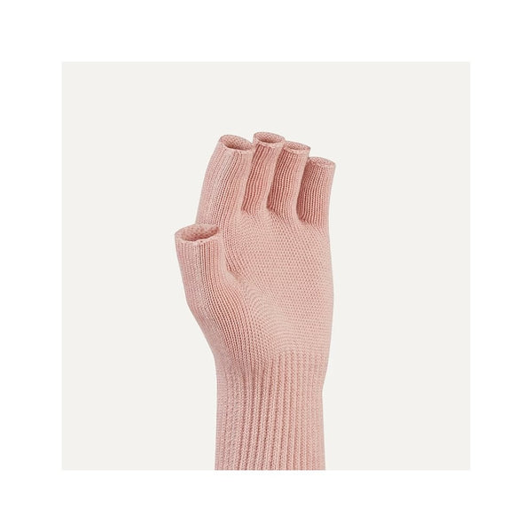 Thornham  -Merino Fingerless Glove -  Pink