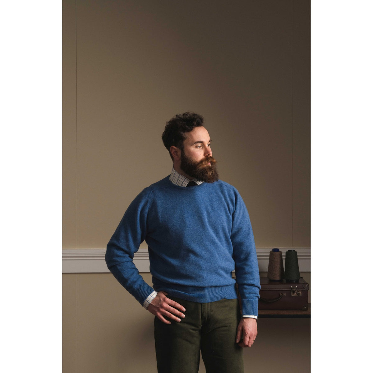 Basic Saddle Crew - Astra Blue