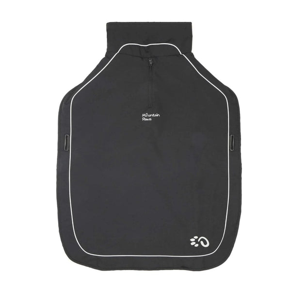 Fleece Lined Dog Coat in Black