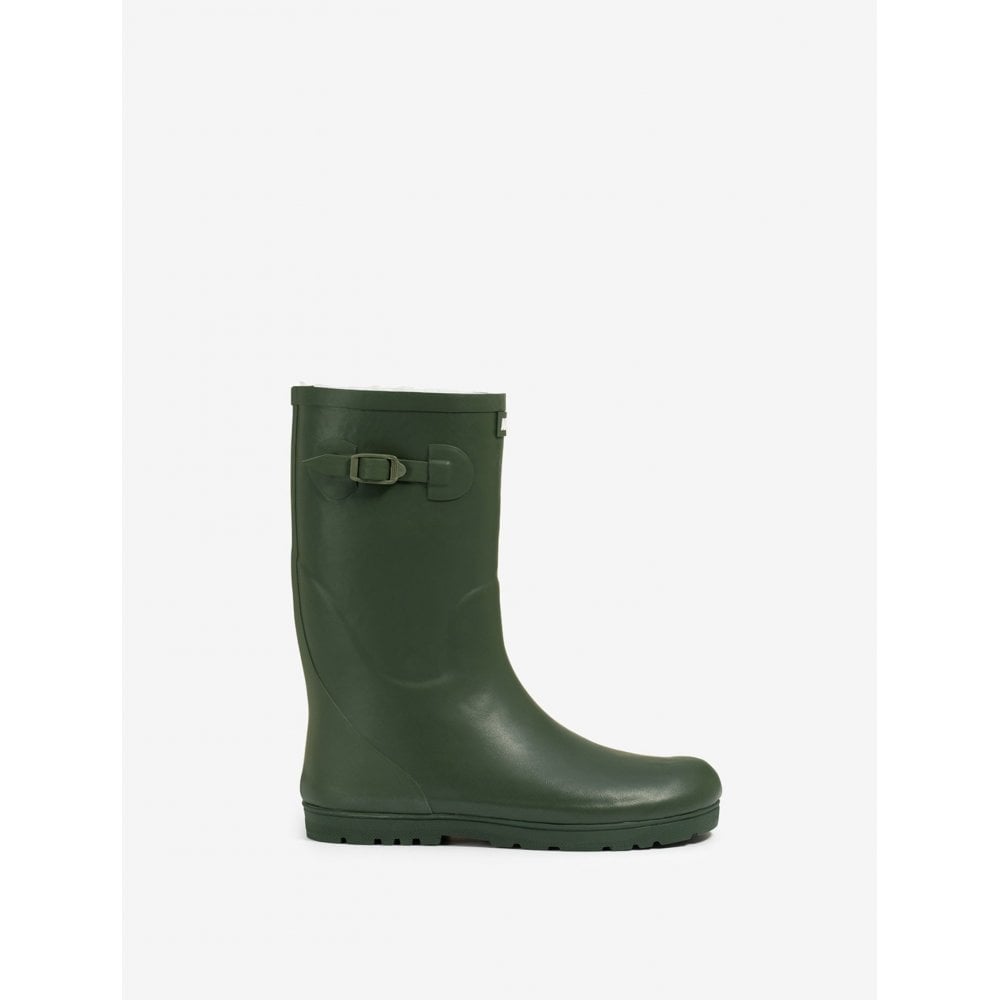 Kid's Woody-Pop Fur 2 Wellington Boots - Kaki
