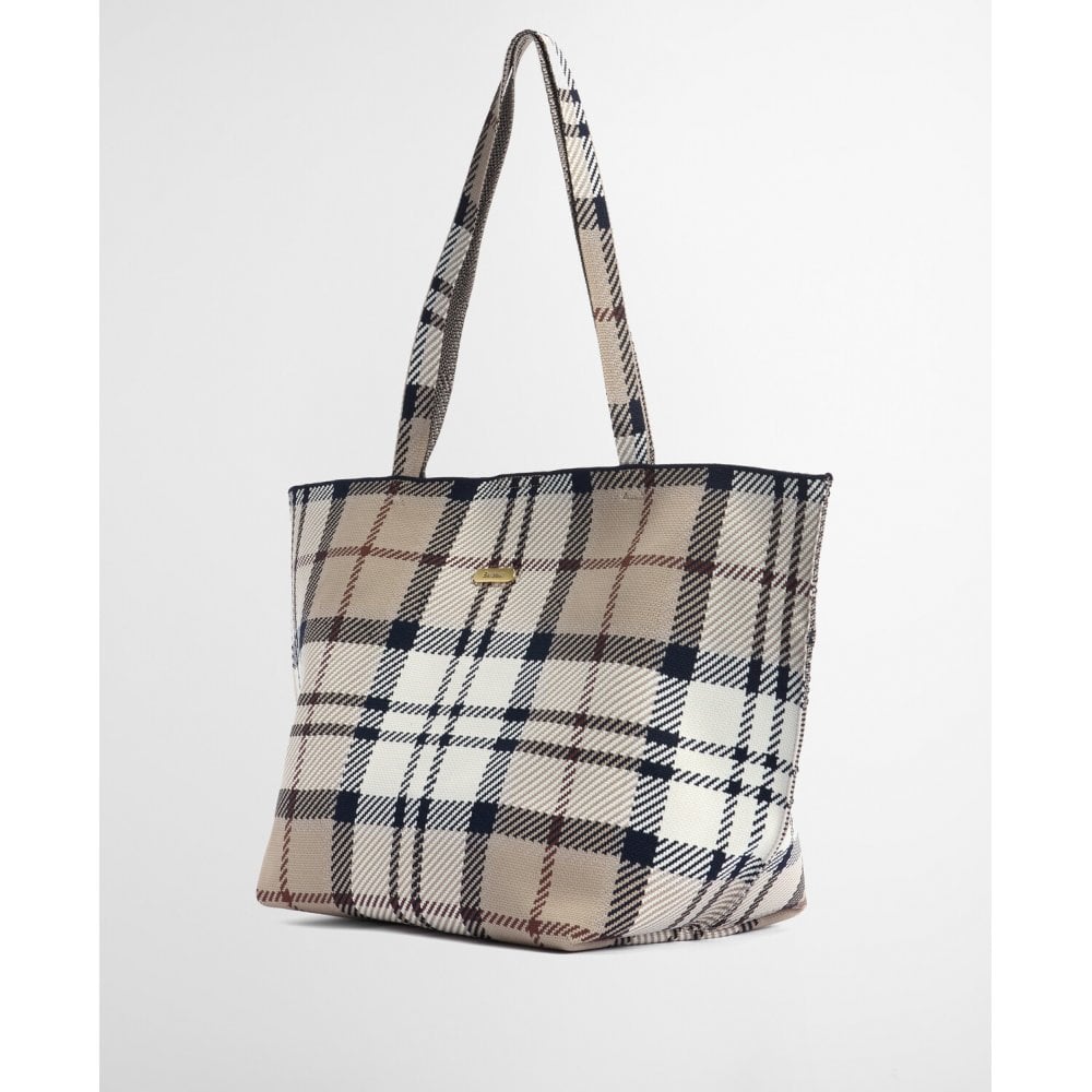 Layla Tartan Large Tote Bag - Rosewood Tartan
