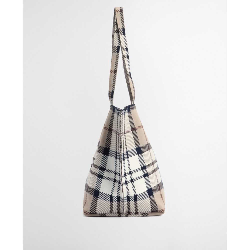 Layla Tartan Large Tote Bag - Rosewood Tartan