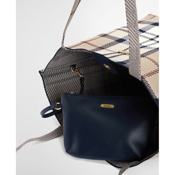 Layla Tartan Large Tote Bag - Rosewood Tartan