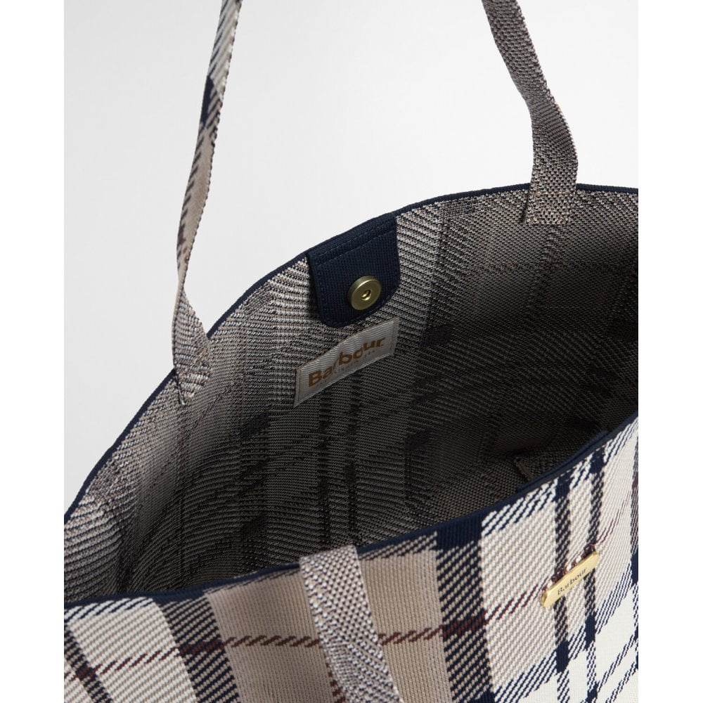 Layla Tartan Large Tote Bag - Rosewood Tartan