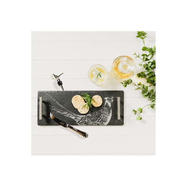 Pheasant Slate Serving Tray - Boxed