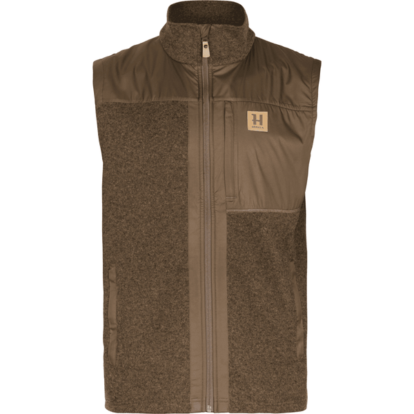 Kalix Fleece Waistcoat - Dark Earth