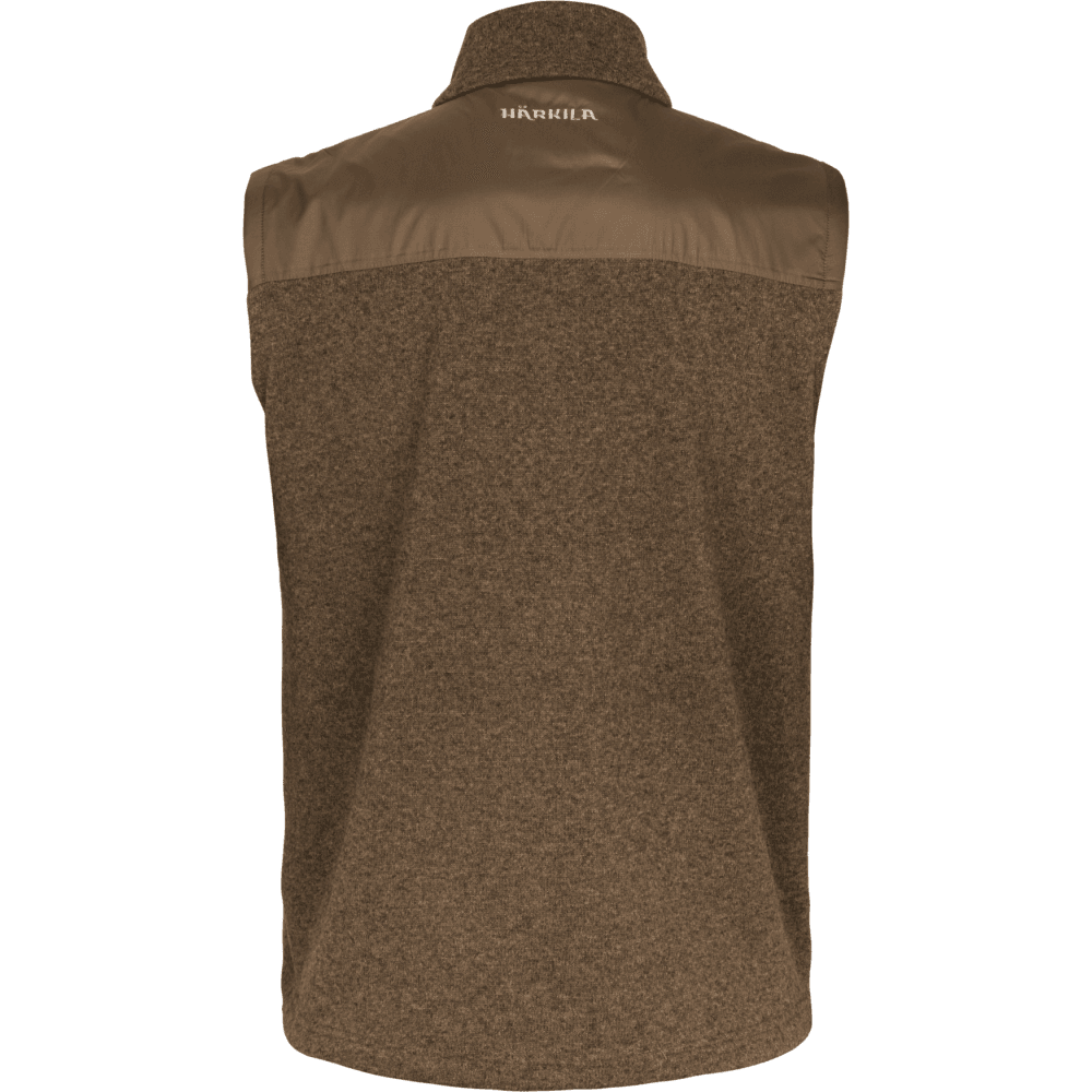 Kalix Fleece Waistcoat - Dark Earth