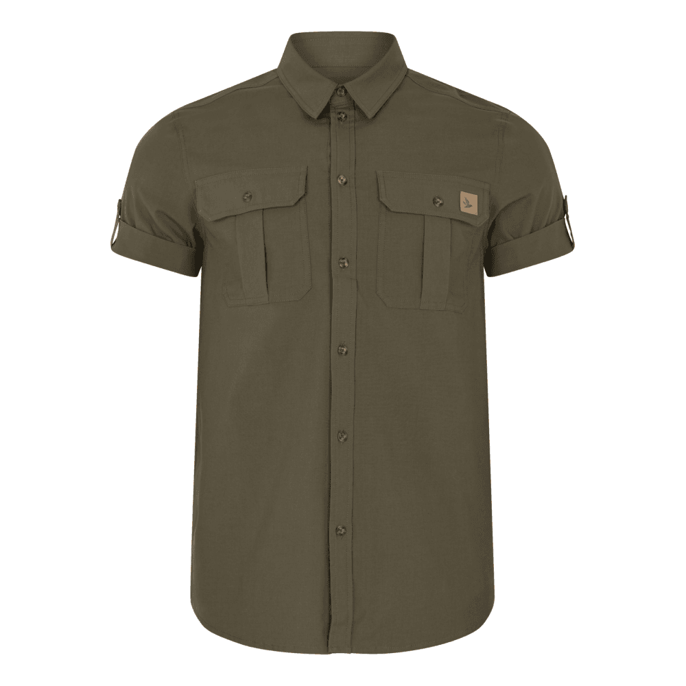 Selous S/S Cargo Shirt - Grape Leaf