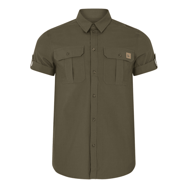 Selous S/S Cargo Shirt - Grape Leaf