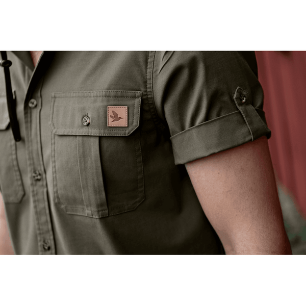 Selous S/S Cargo Shirt - Grape Leaf