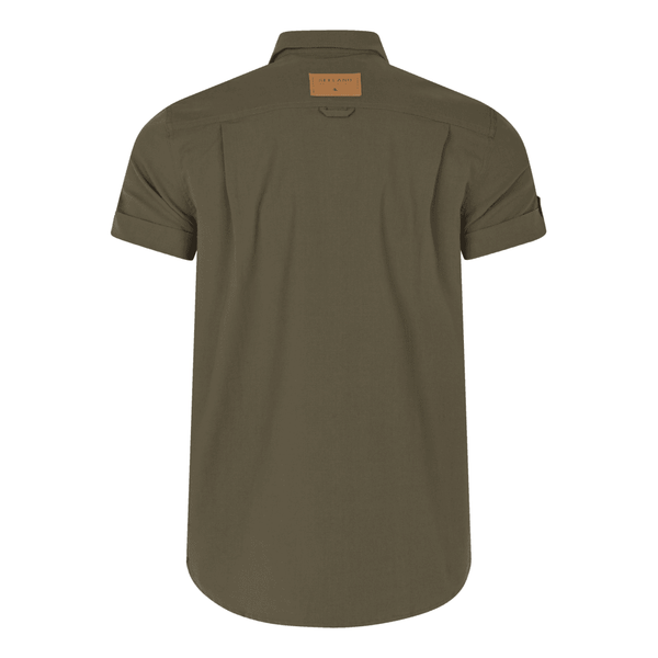 Selous S/S Cargo Shirt - Grape Leaf