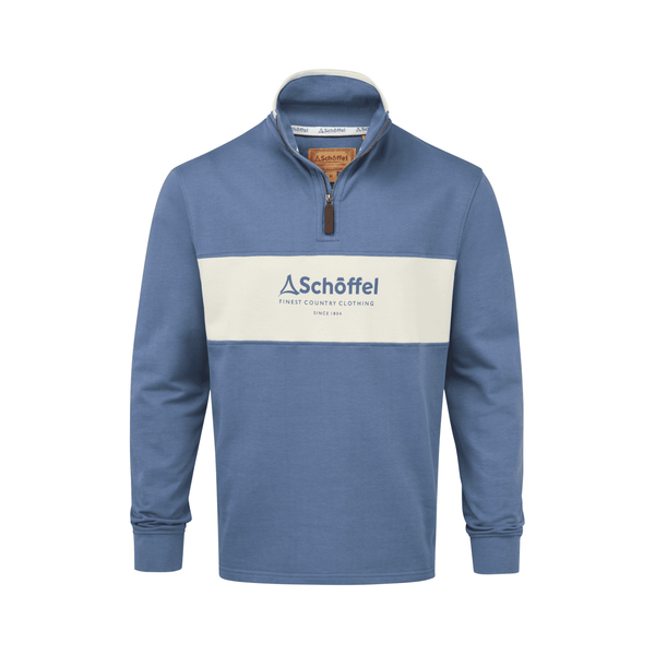 Trencrom Quarter Zip - Vintage Indigo/Stone