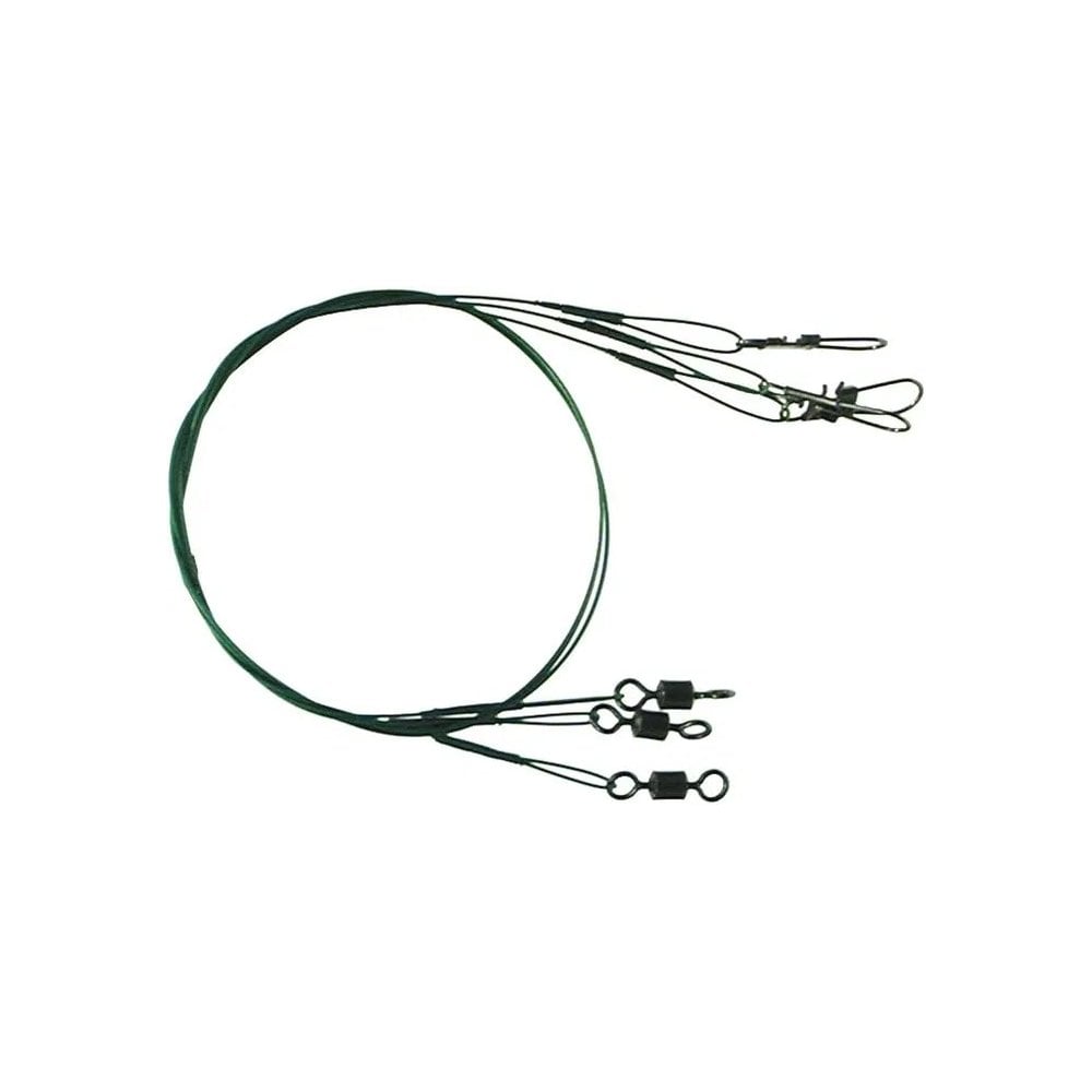 Wire Leader Snap Tackle Traces 18 Inch in 3 Pack