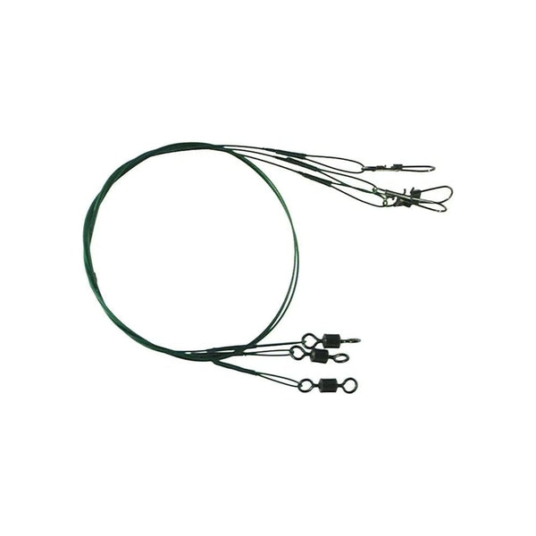 Wire Leader Snap Tackle Traces 18 Inch in 3 Pack