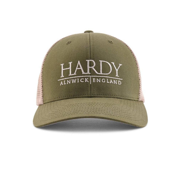 Flexfit 110 Wordmark Trucker Hat in Olive