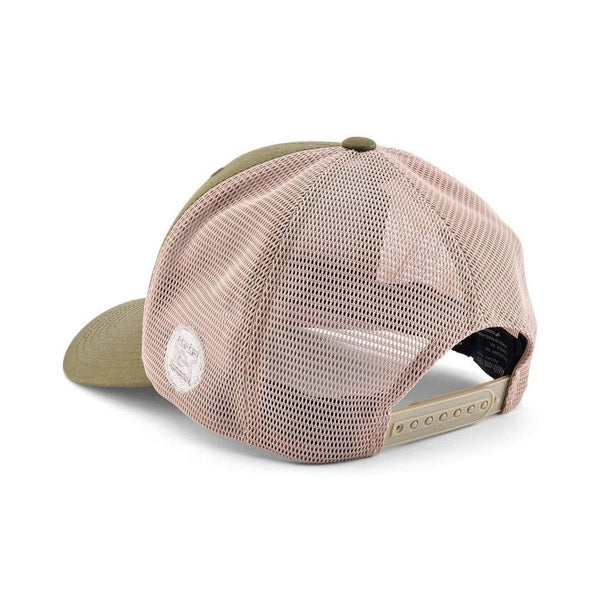 Flexfit 110 Wordmark Trucker Hat in Olive