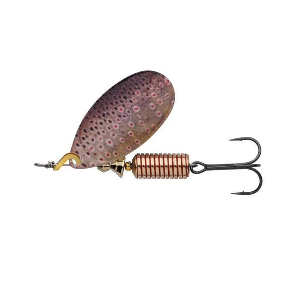 Fast Attack Spinner in Brown Trout Pattern
