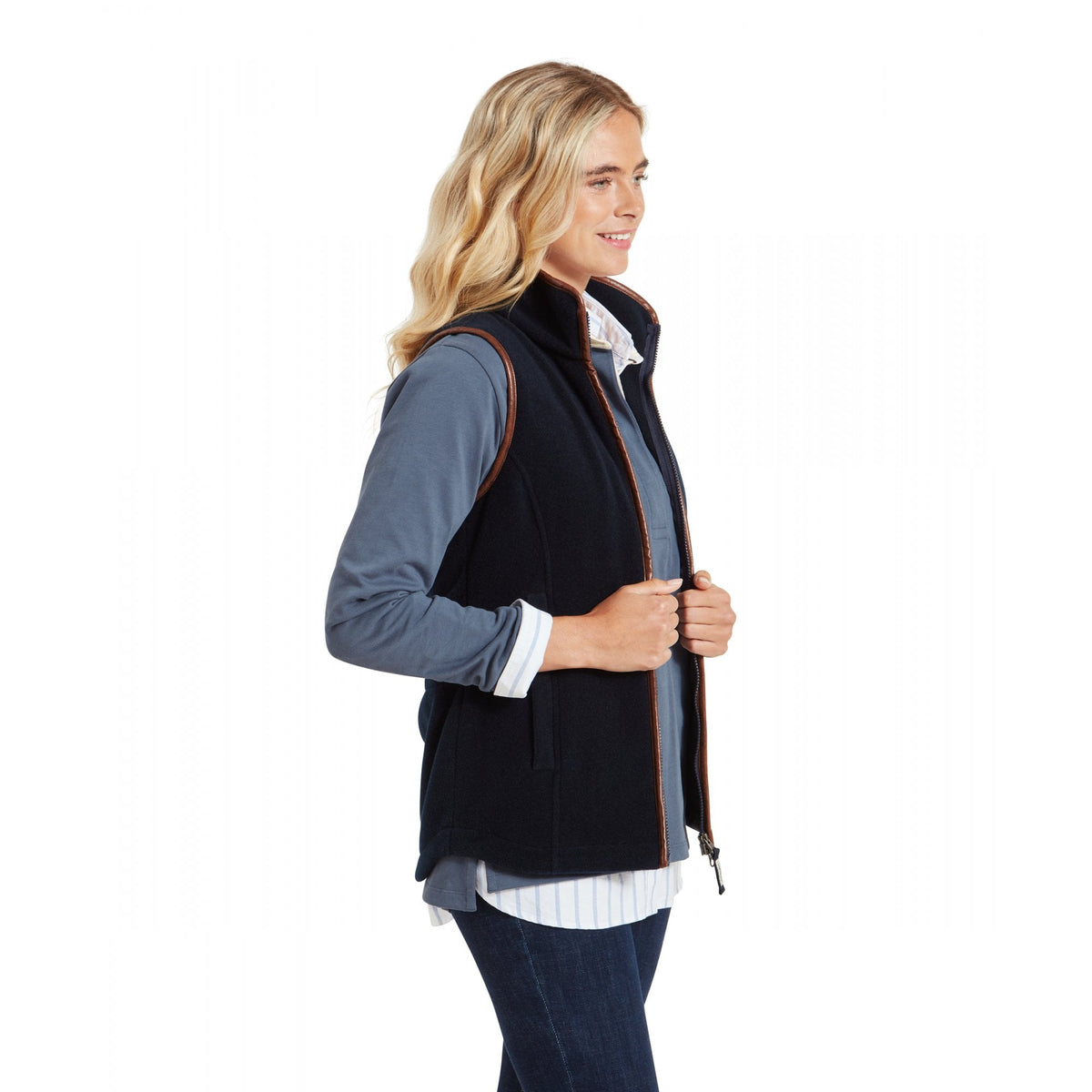 Lyndon II Fleece Gilet - Navy