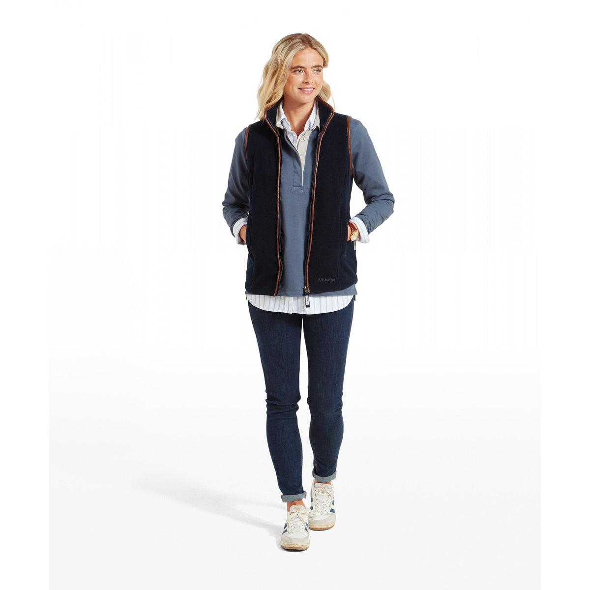 Lyndon II Fleece Gilet - Navy