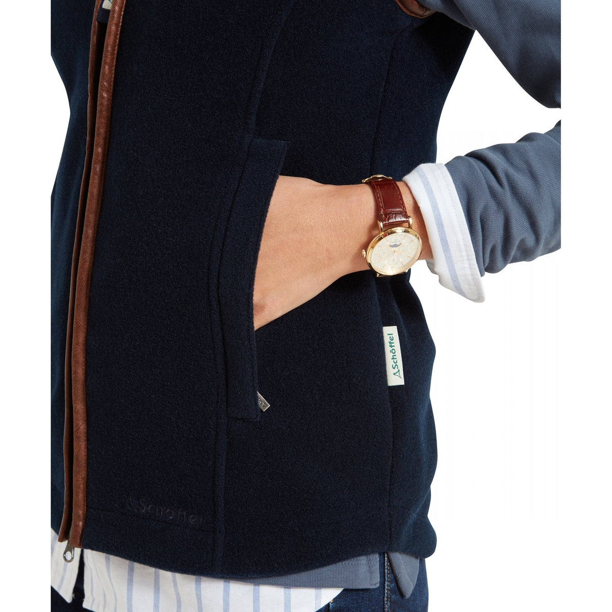 Lyndon II Fleece Gilet - Navy