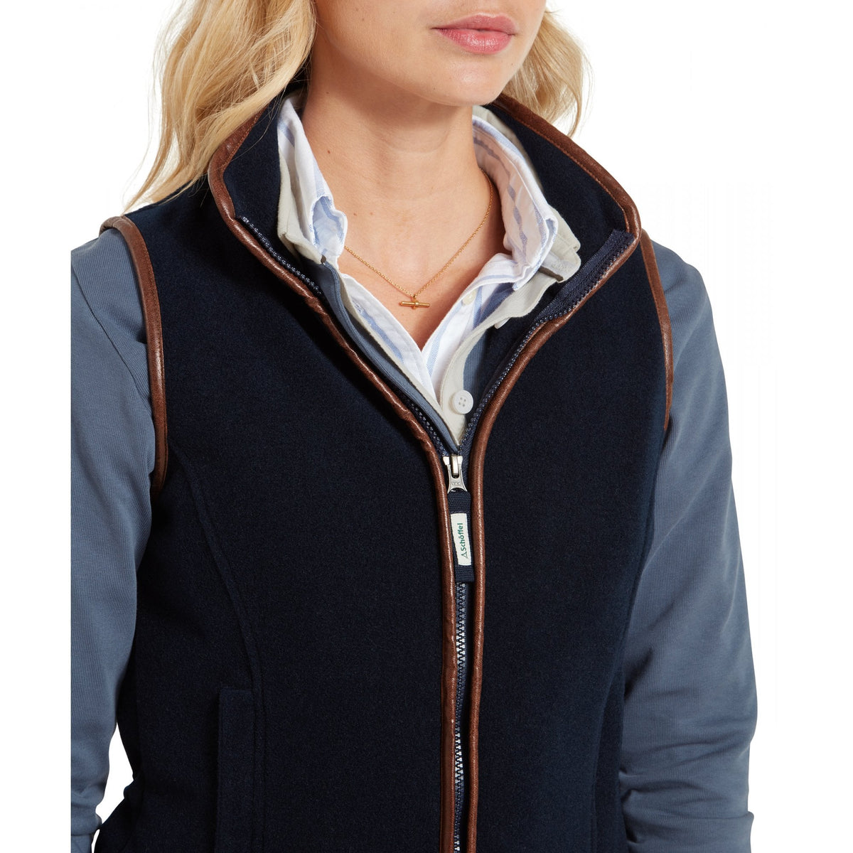 Lyndon II Fleece Gilet - Navy