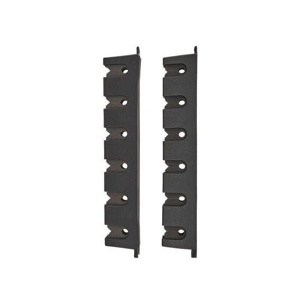 Horizonal 6 Rod Rack Black