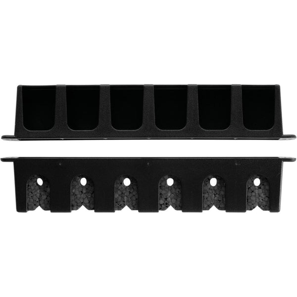 Vertical 6 Rod Rack Black