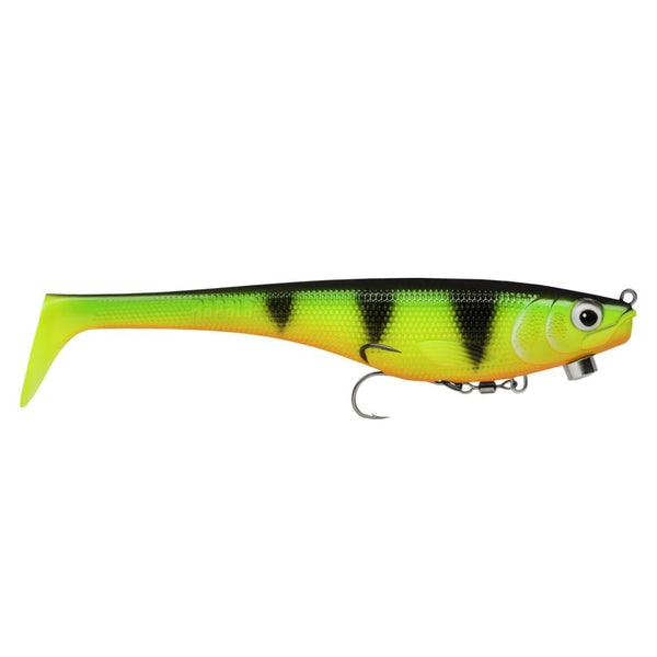 Soft Peto Pre-Rigged Lure in Fire Tiger Pattern