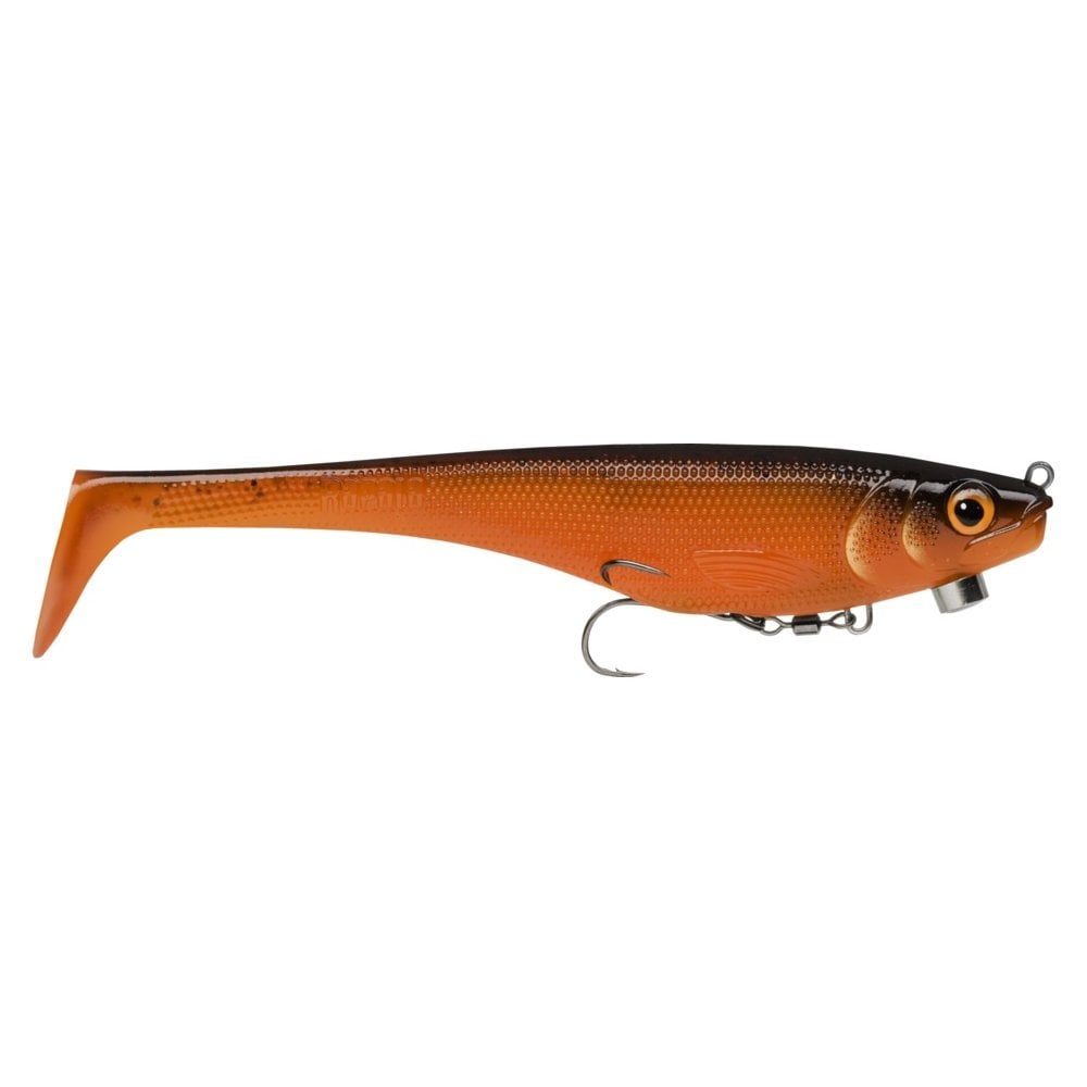 Soft Peto Pre-Rigged Lure in Lava Roach Pattern