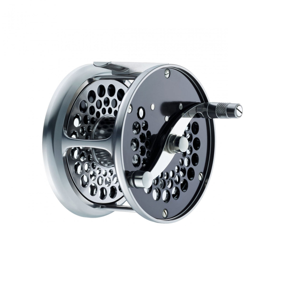 Classic Ported Plate Fly Reels in Black