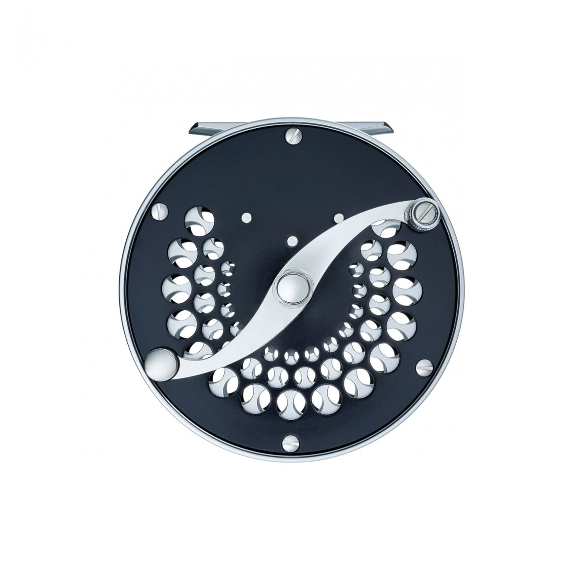 Classic Ported Plate Fly Reels in Black