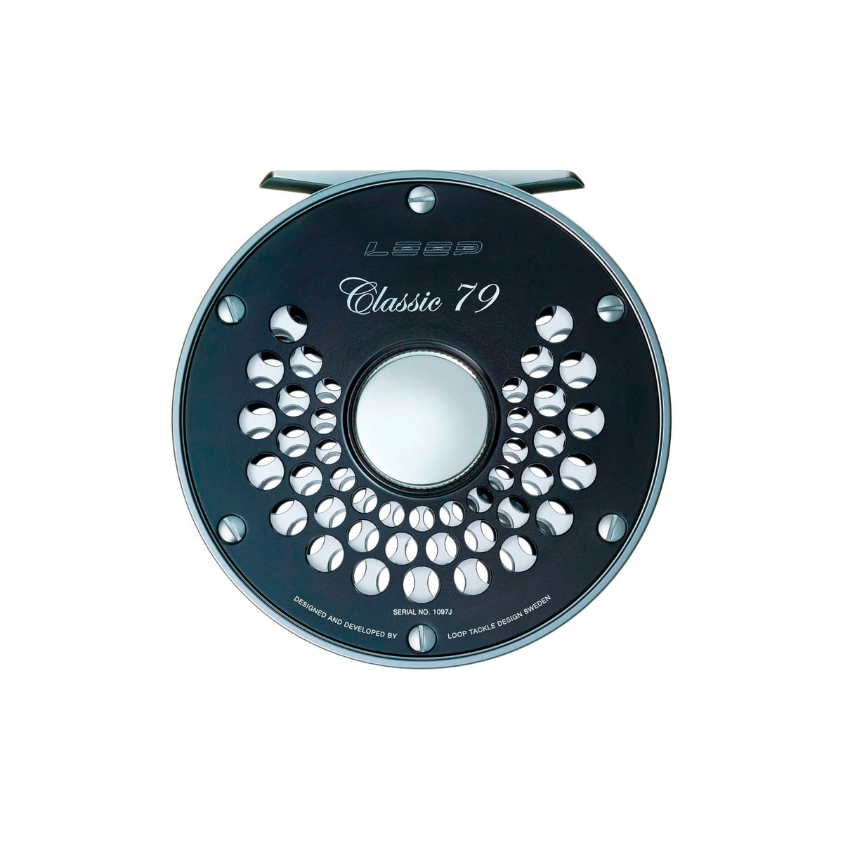 Classic Ported Plate Fly Reels in Black